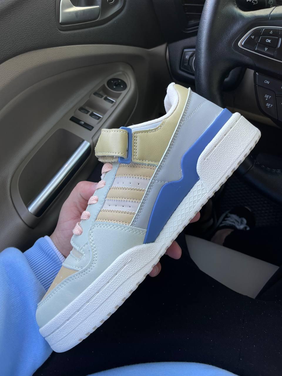 Adidas Forum Beige Blue