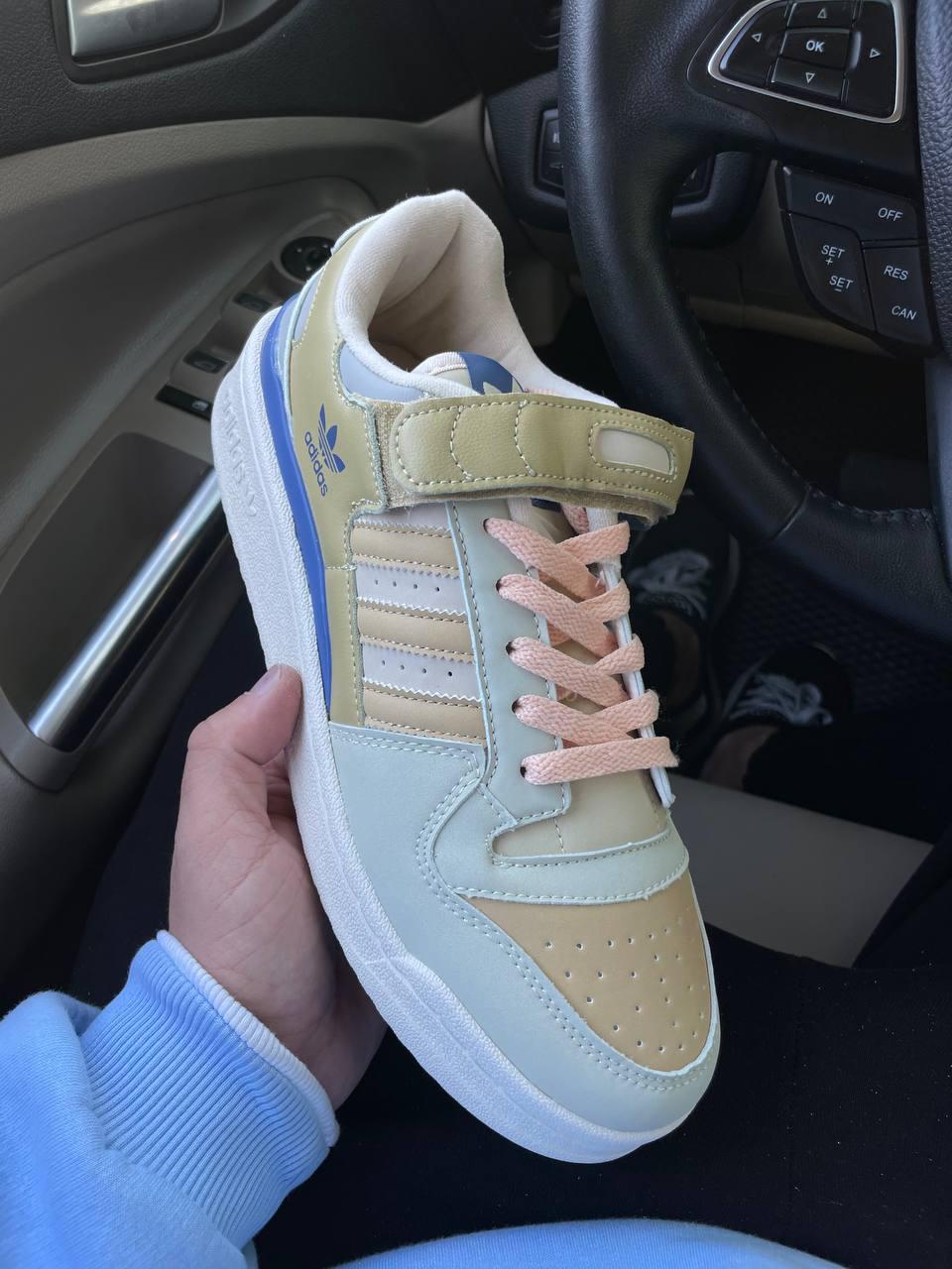 Adidas Forum Beige Blue