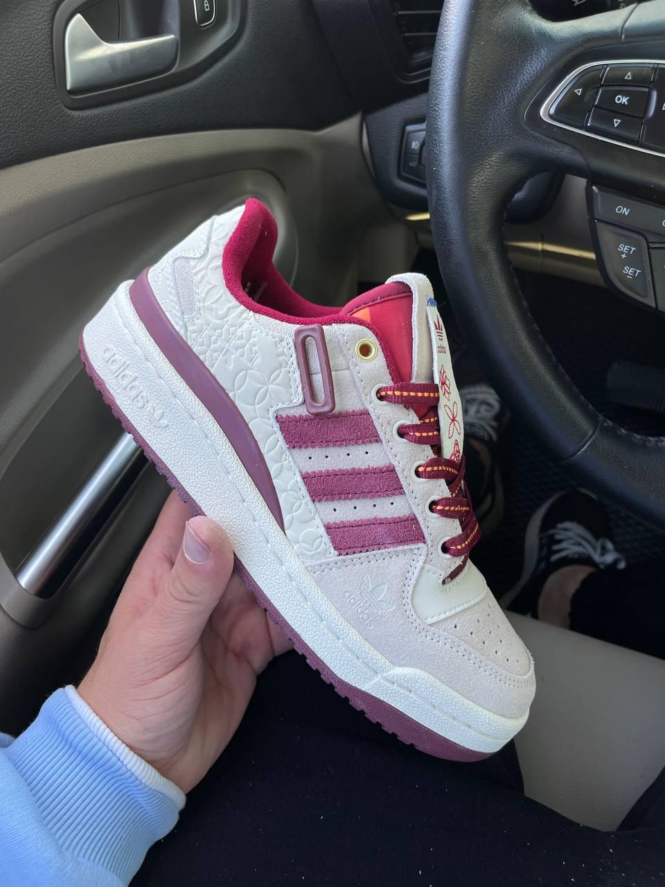 Adidas Forum Beige Bordo