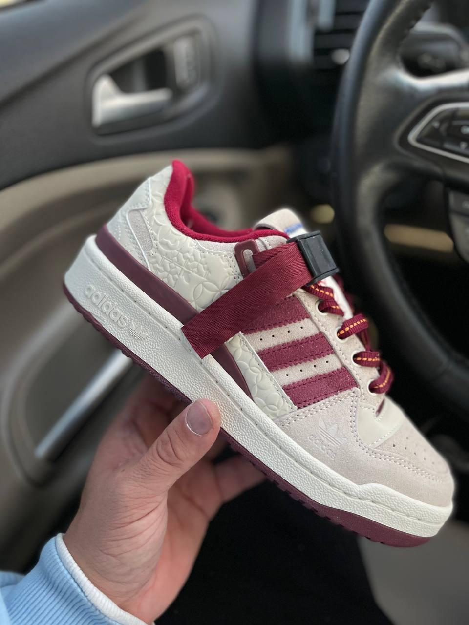 Adidas Forum Beige Bordo