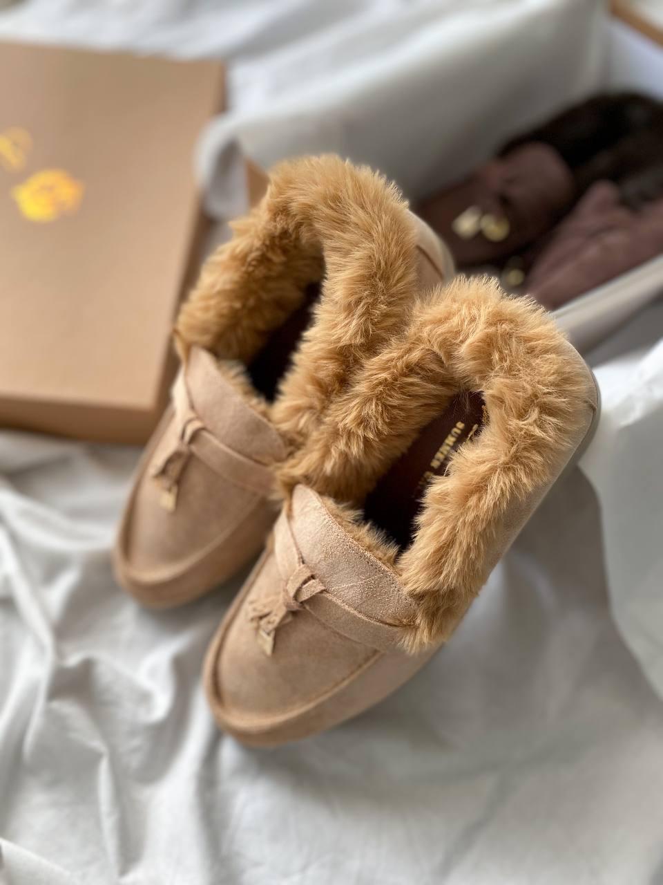 Loro Piana Beige Fur Premium