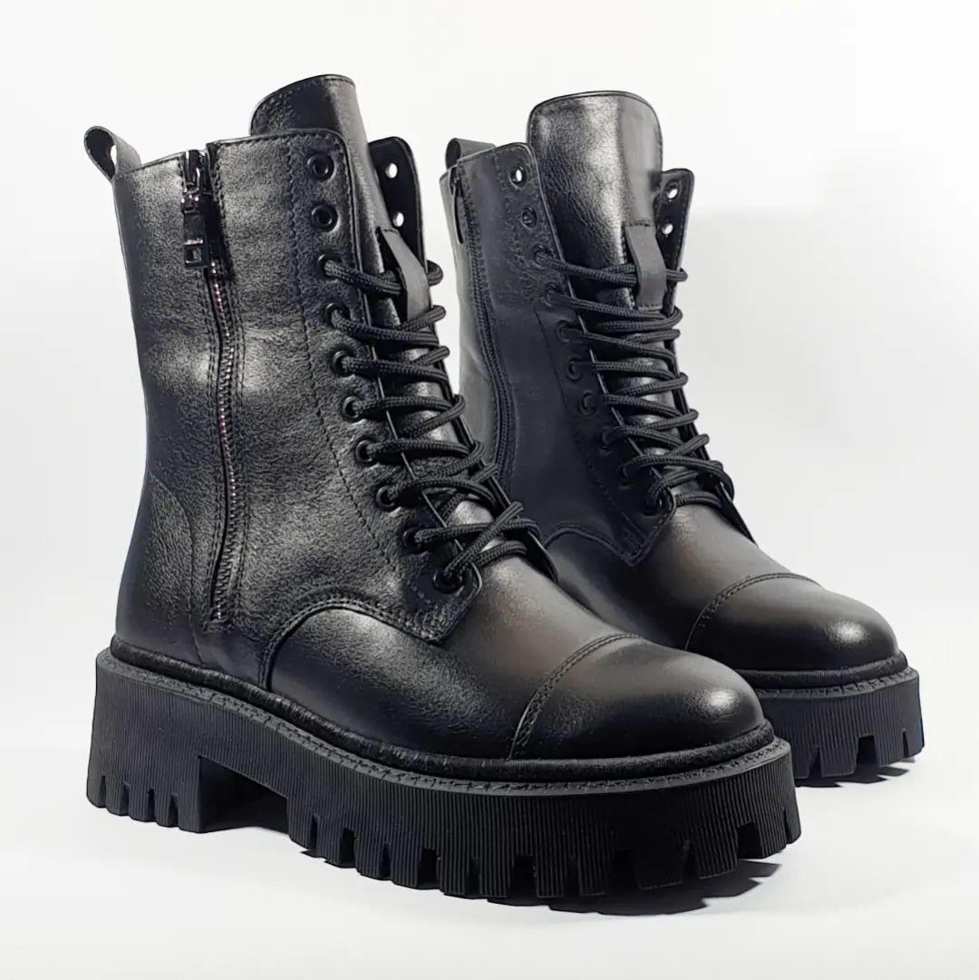 Balenciaga Boots Leather No Logo