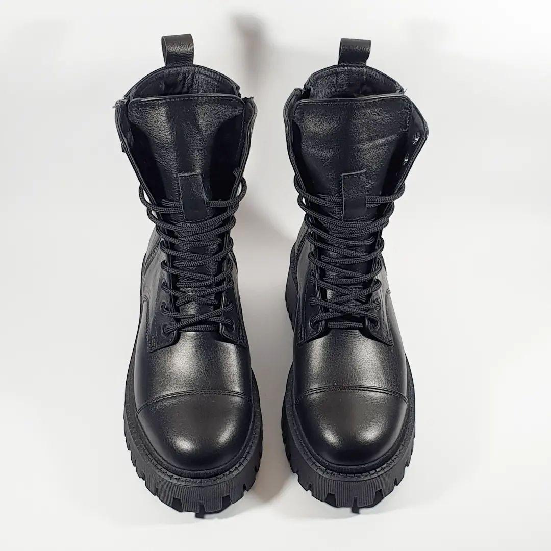 Balenciaga Boots Leather No Logo