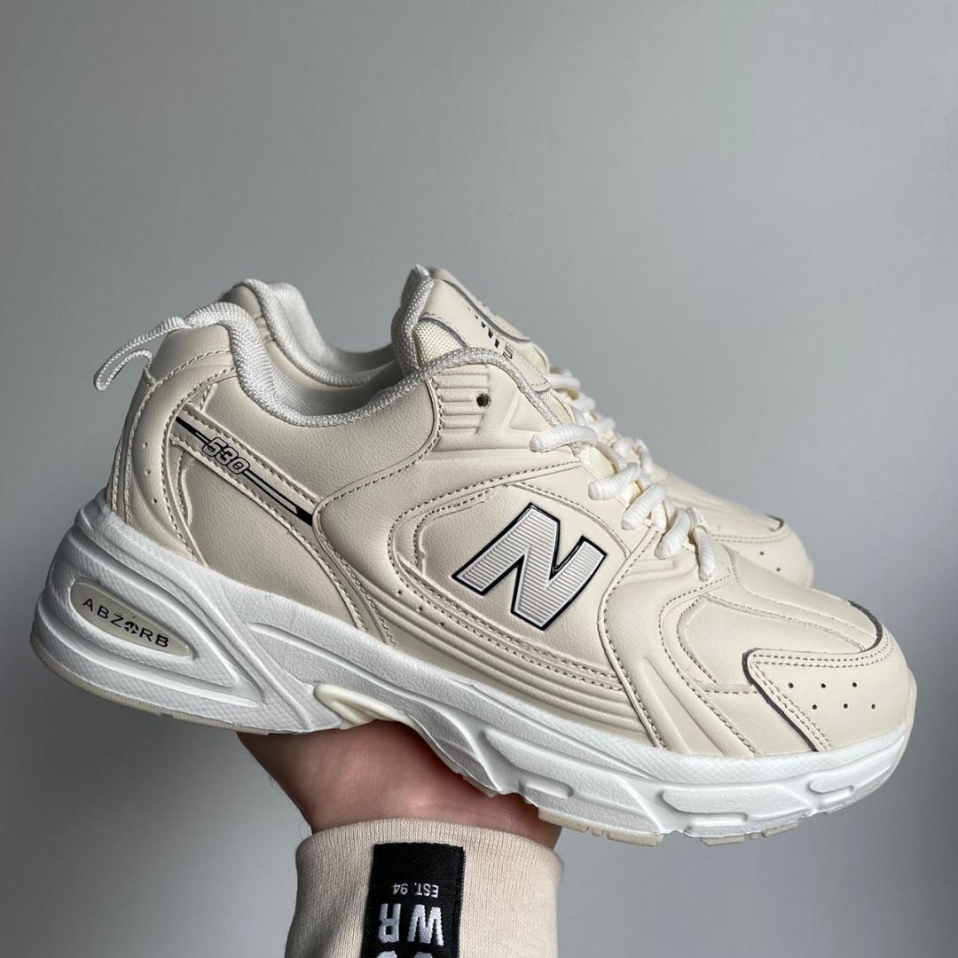 New Balance 530 Beige Leather
