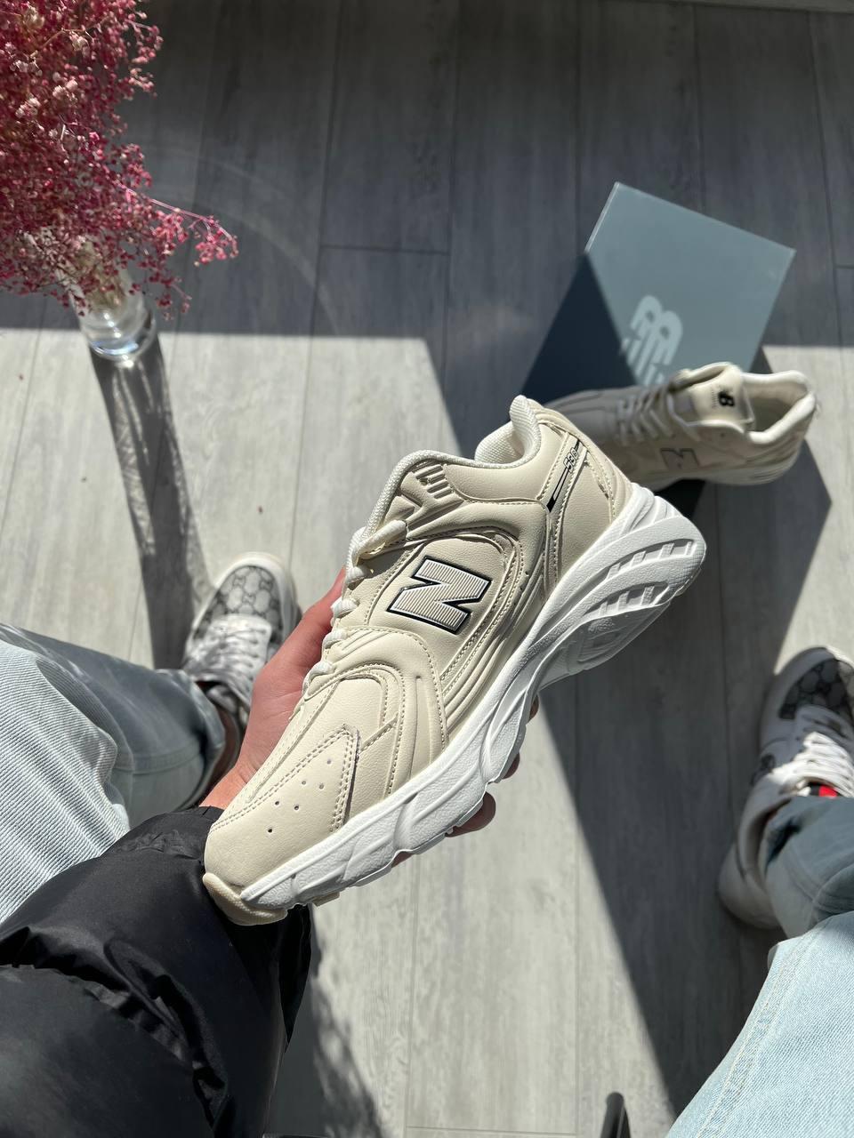 New Balance 530 Beige Leather