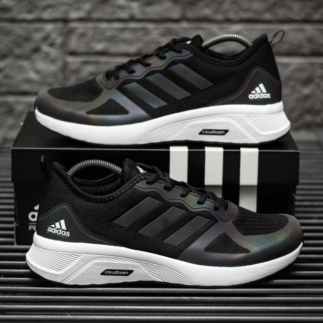 Adidas Cloudfoam Black White v2