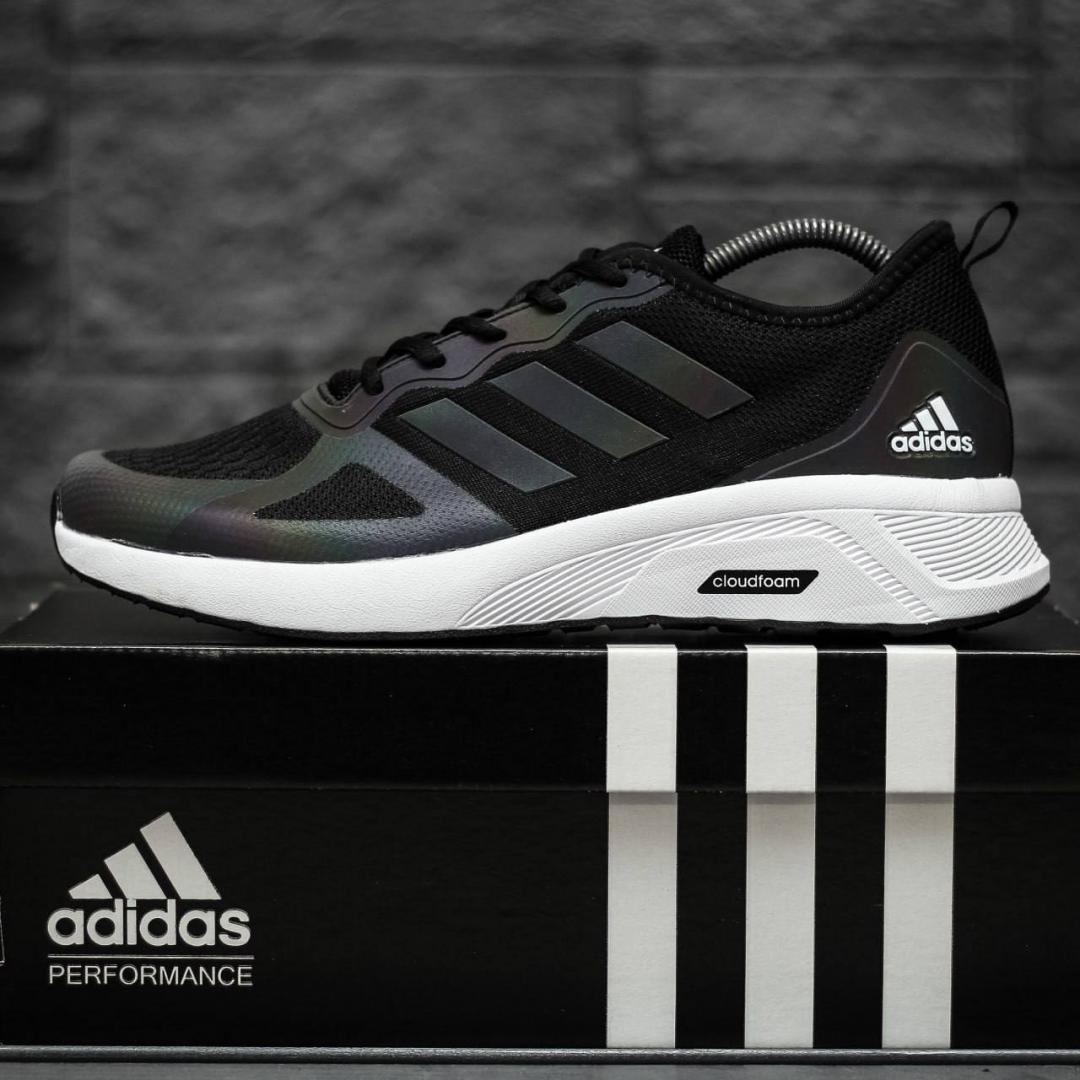 Adidas Cloudfoam Black White v2