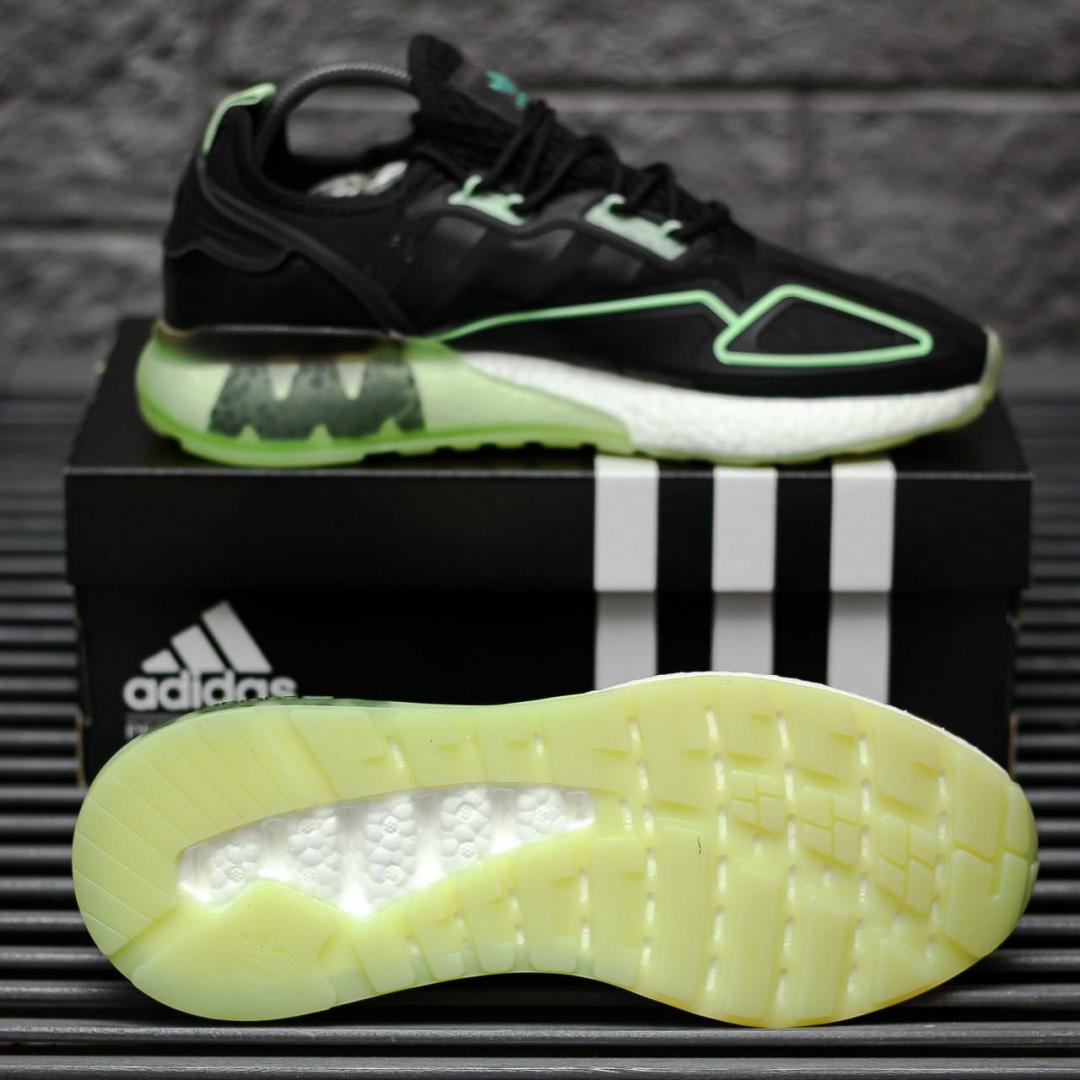 Adidas ZX 2K Boost Black Green White