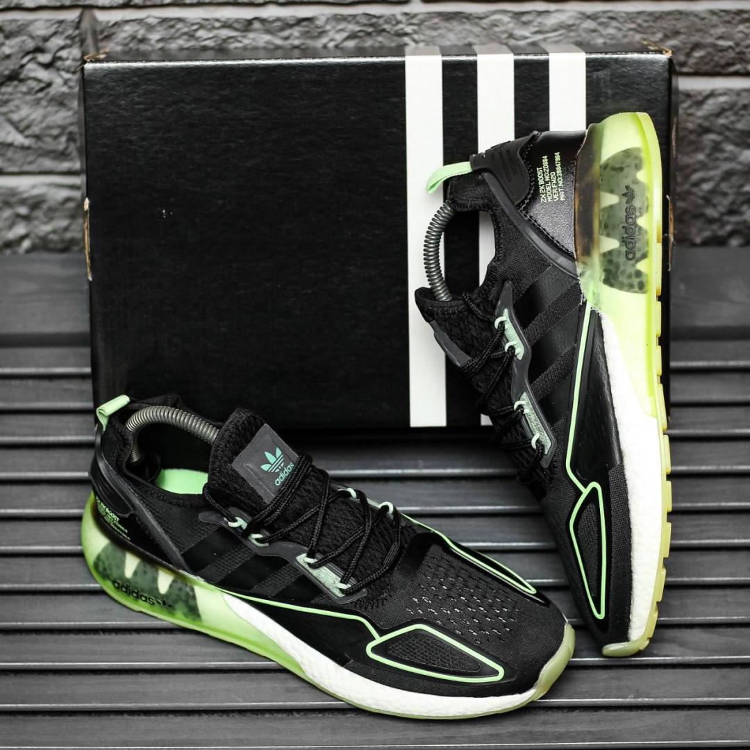 Adidas ZX 2K Boost Black Green White