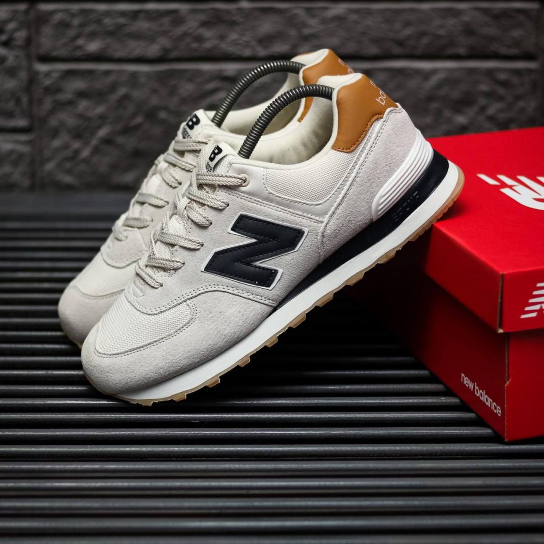 New Balance 574 Beige Black 2.0