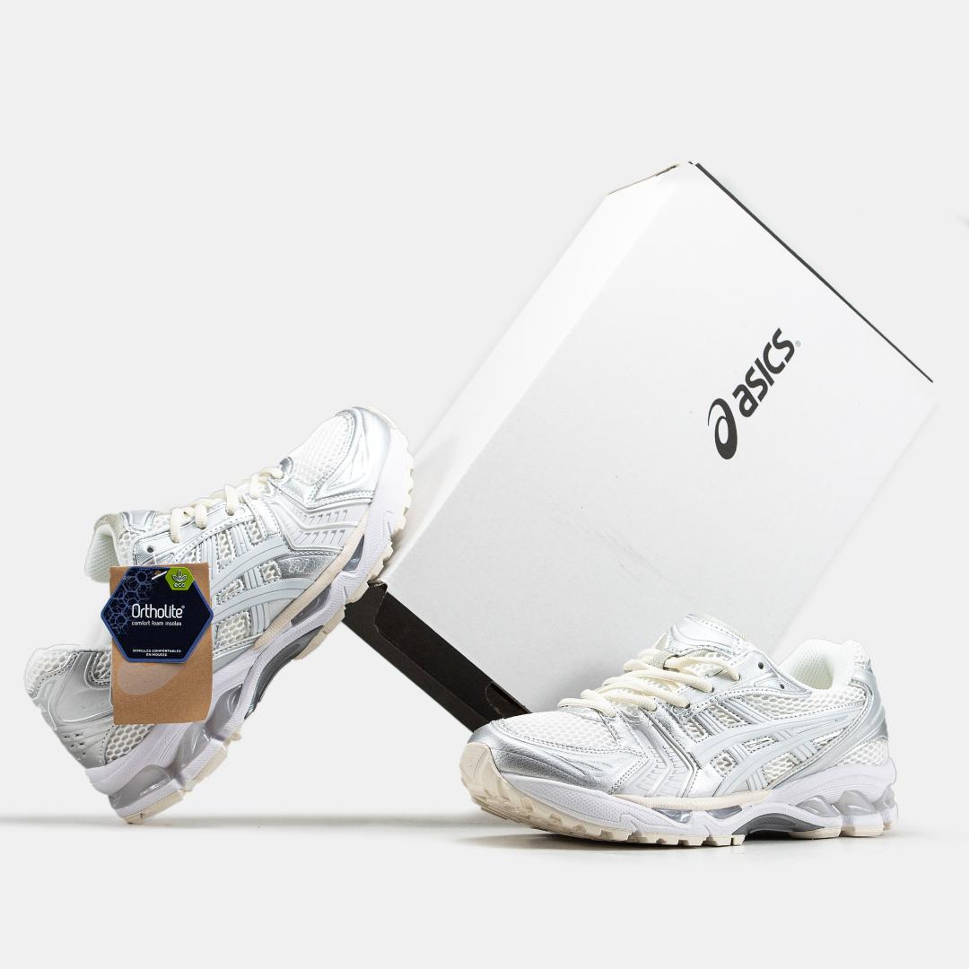 Asics Gel-Kayano 14 White Silver