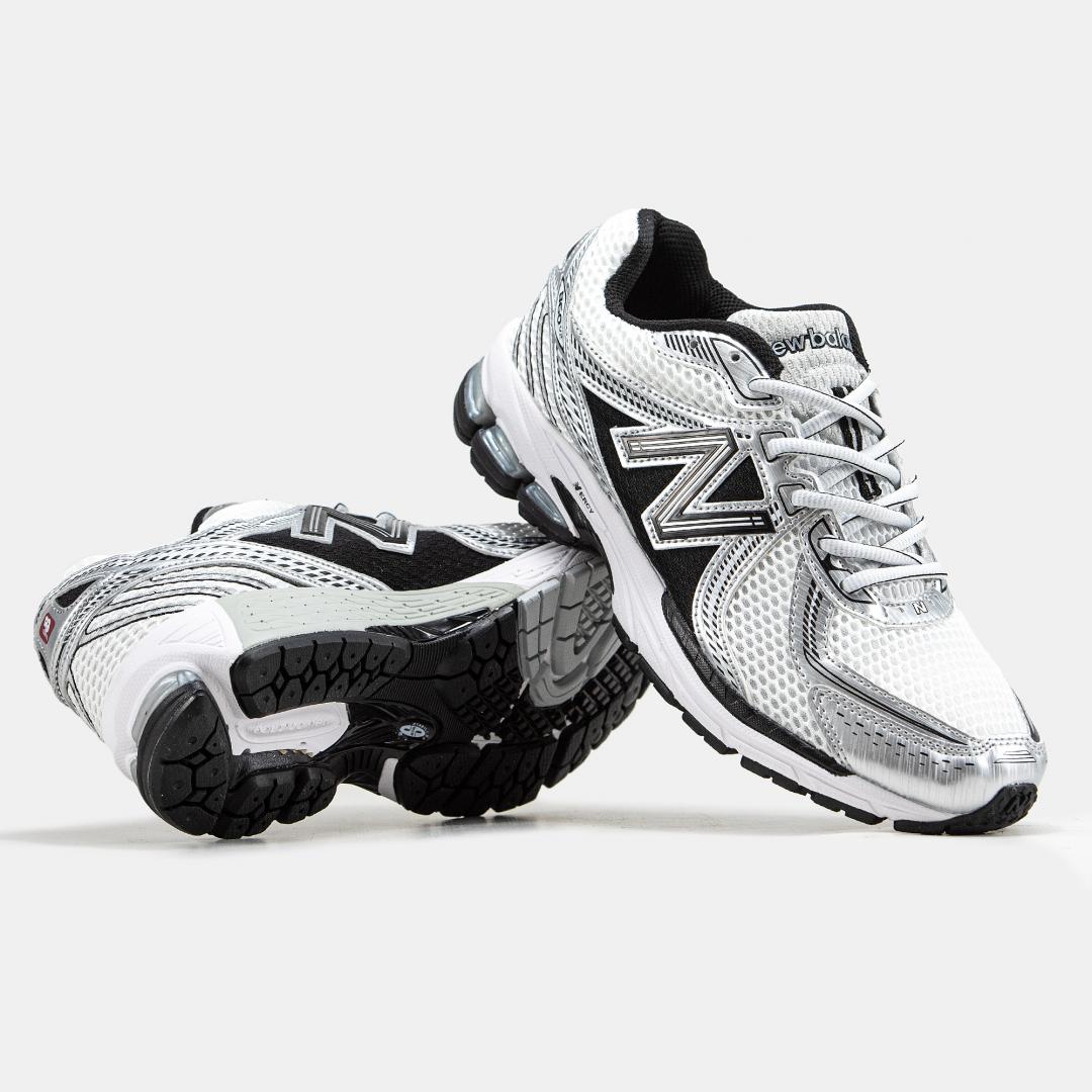 New Balance 860v2. White Silver