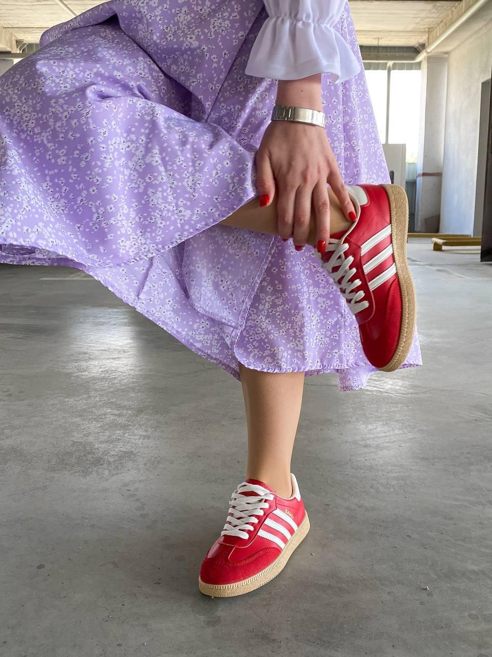 Adidas Samba Red White
