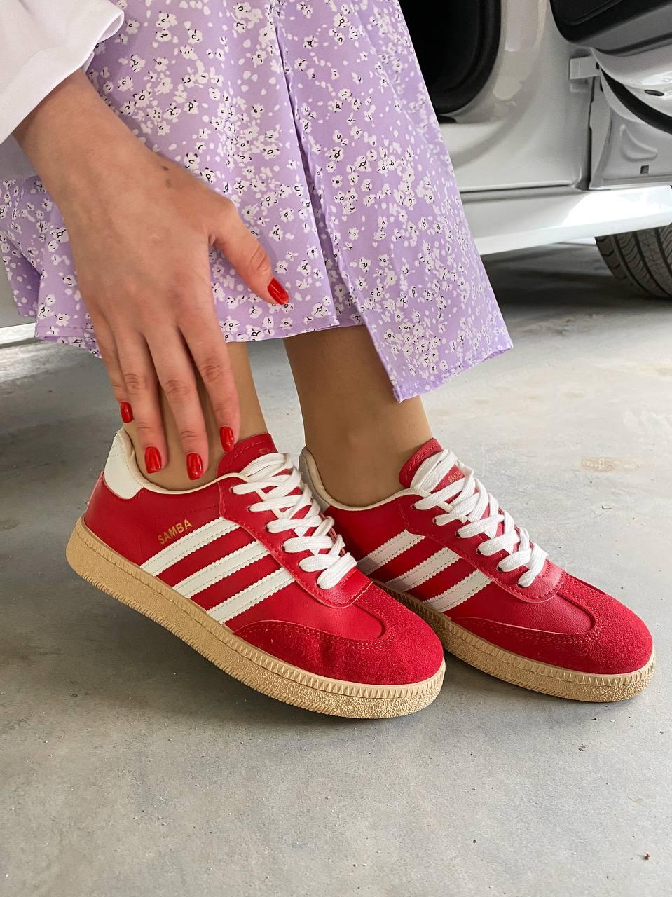 Adidas Samba Red White
