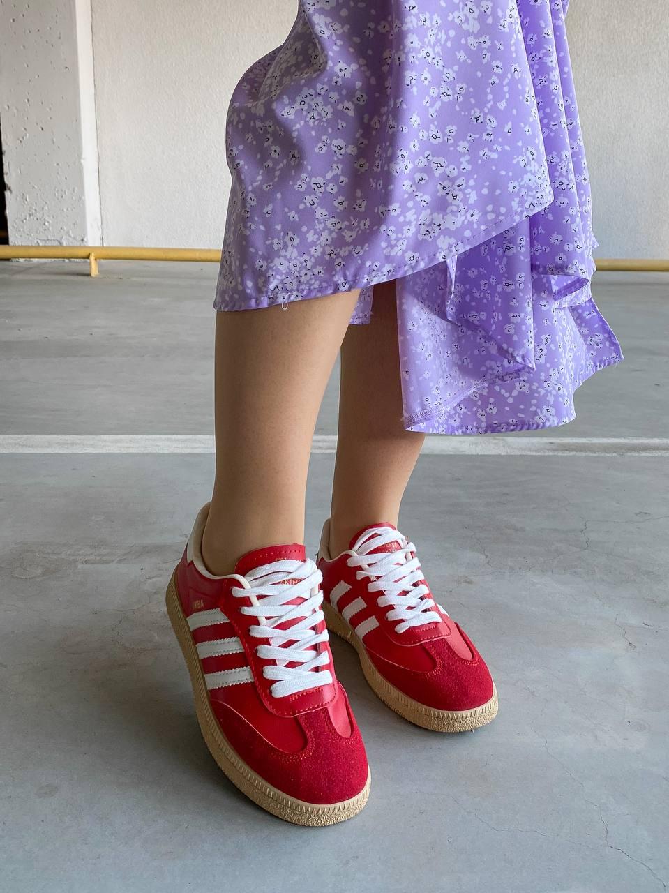 Adidas Samba Red White