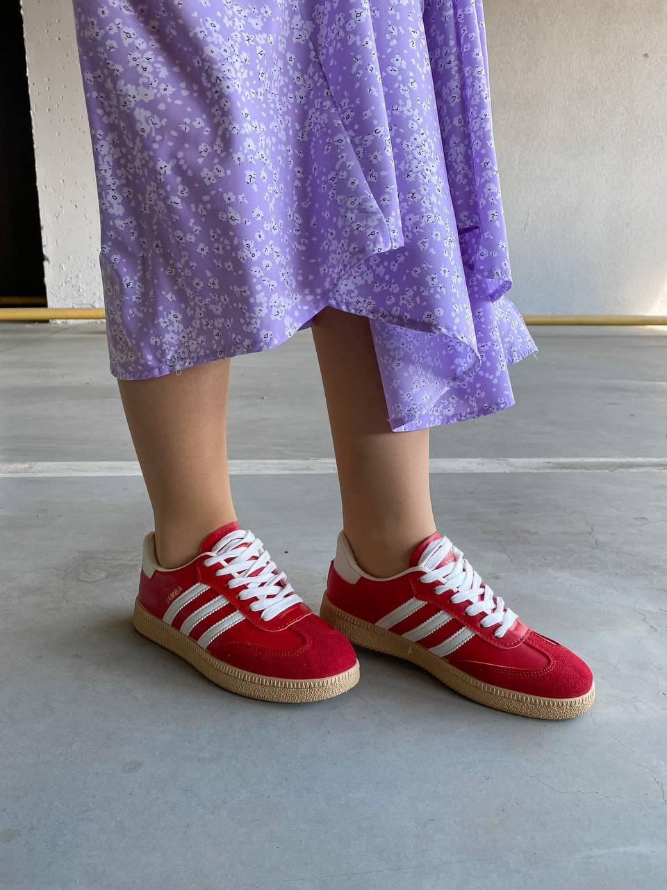 Adidas Samba Red White