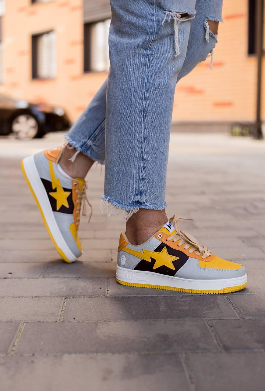 Bathing Ape Bape STA Low Yellow