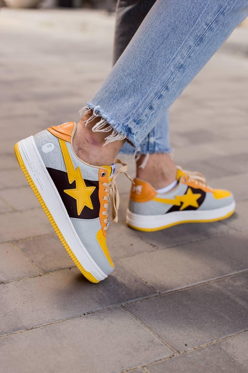 Bathing Ape Bape STA Low Yellow