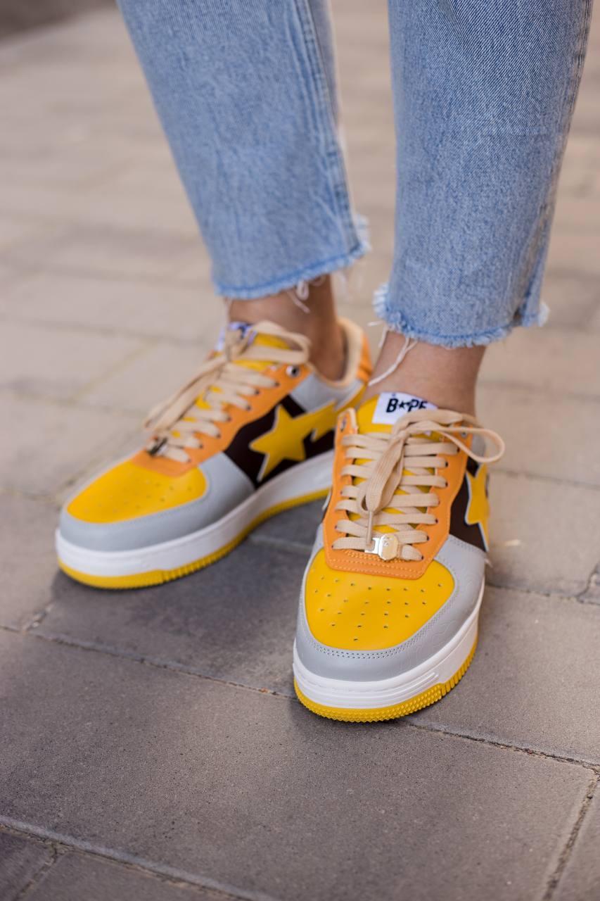 Bathing Ape Bape STA Low Yellow