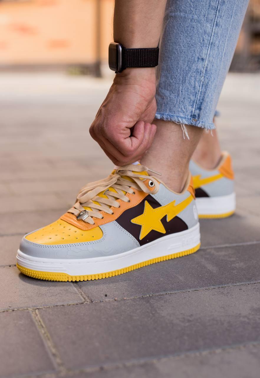 Bathing Ape Bape STA Low Yellow