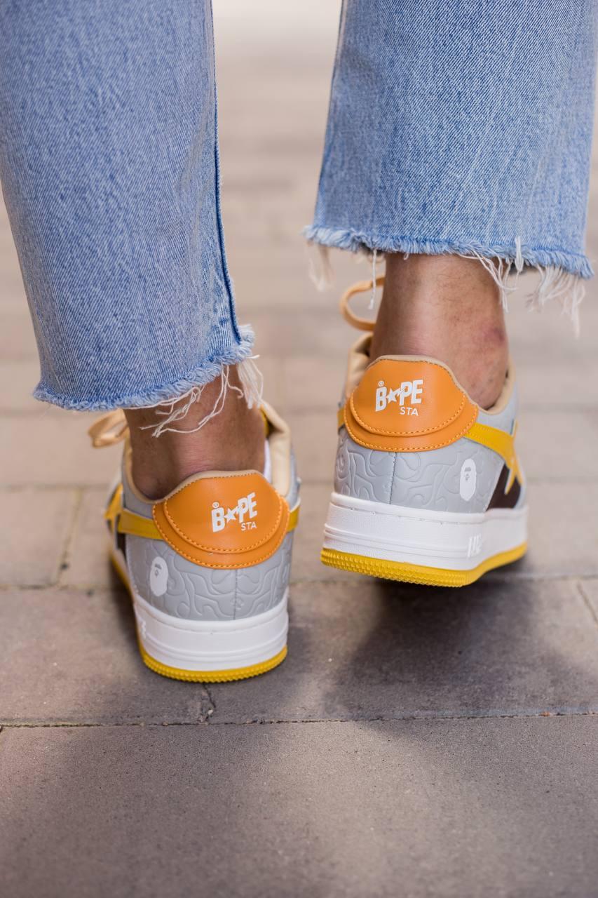 Bathing Ape Bape STA Low Yellow