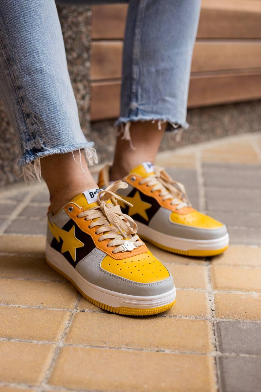 Bathing Ape Bape STA Low Yellow
