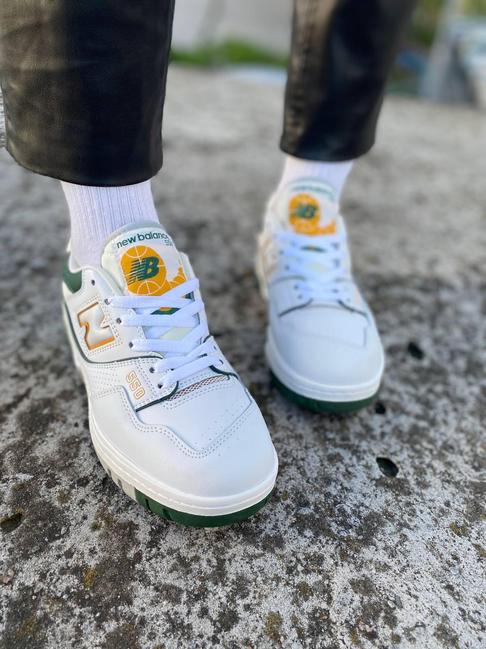 New Balance 550 White Nightwatch Green BB550PWC