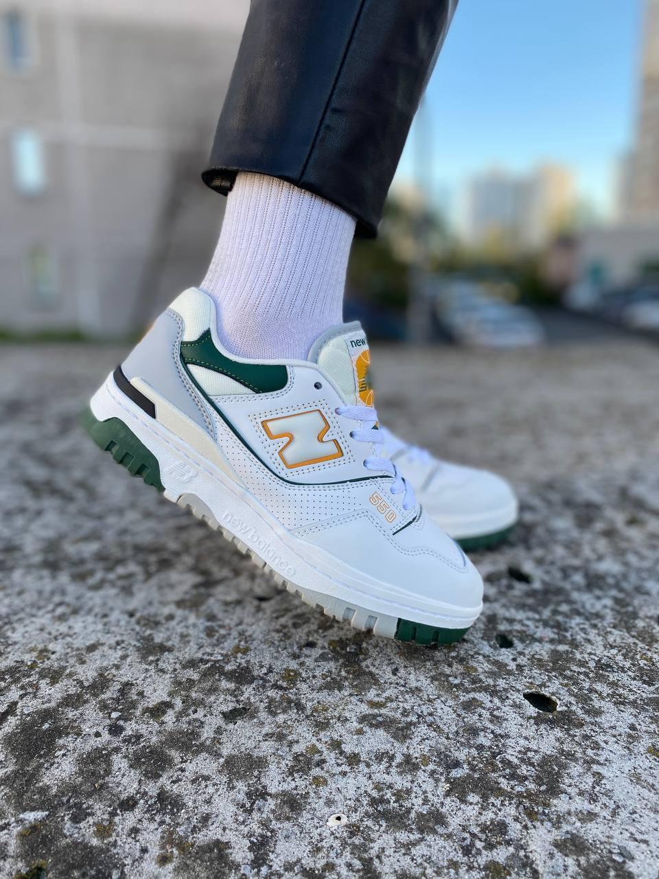 New Balance 550 White Nightwatch Green BB550PWC