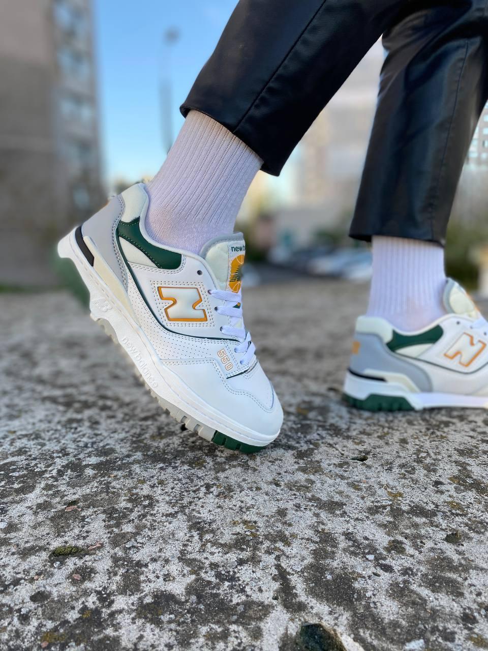 New Balance 550 White Nightwatch Green BB550PWC