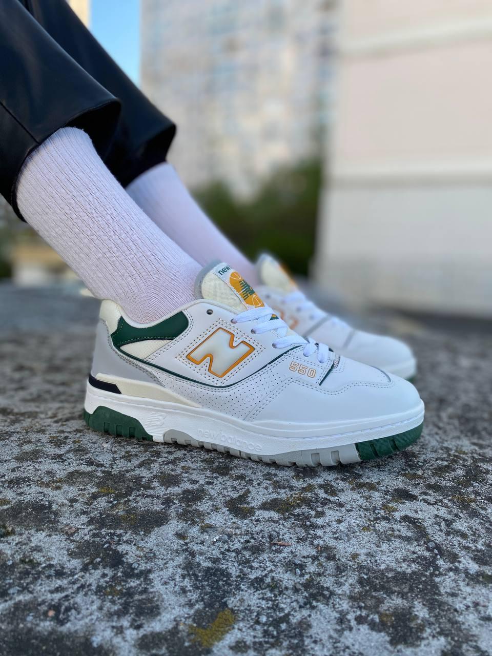 New Balance 550 White Nightwatch Green BB550PWC