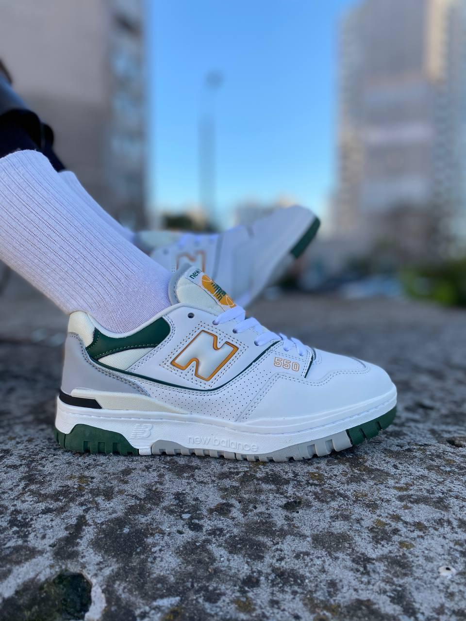 New Balance 550 White Nightwatch Green BB550PWC