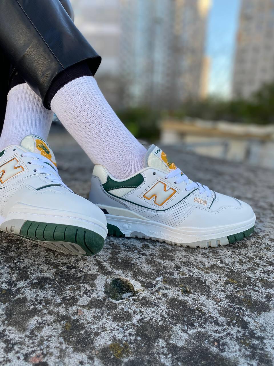 New Balance 550 White Nightwatch Green BB550PWC