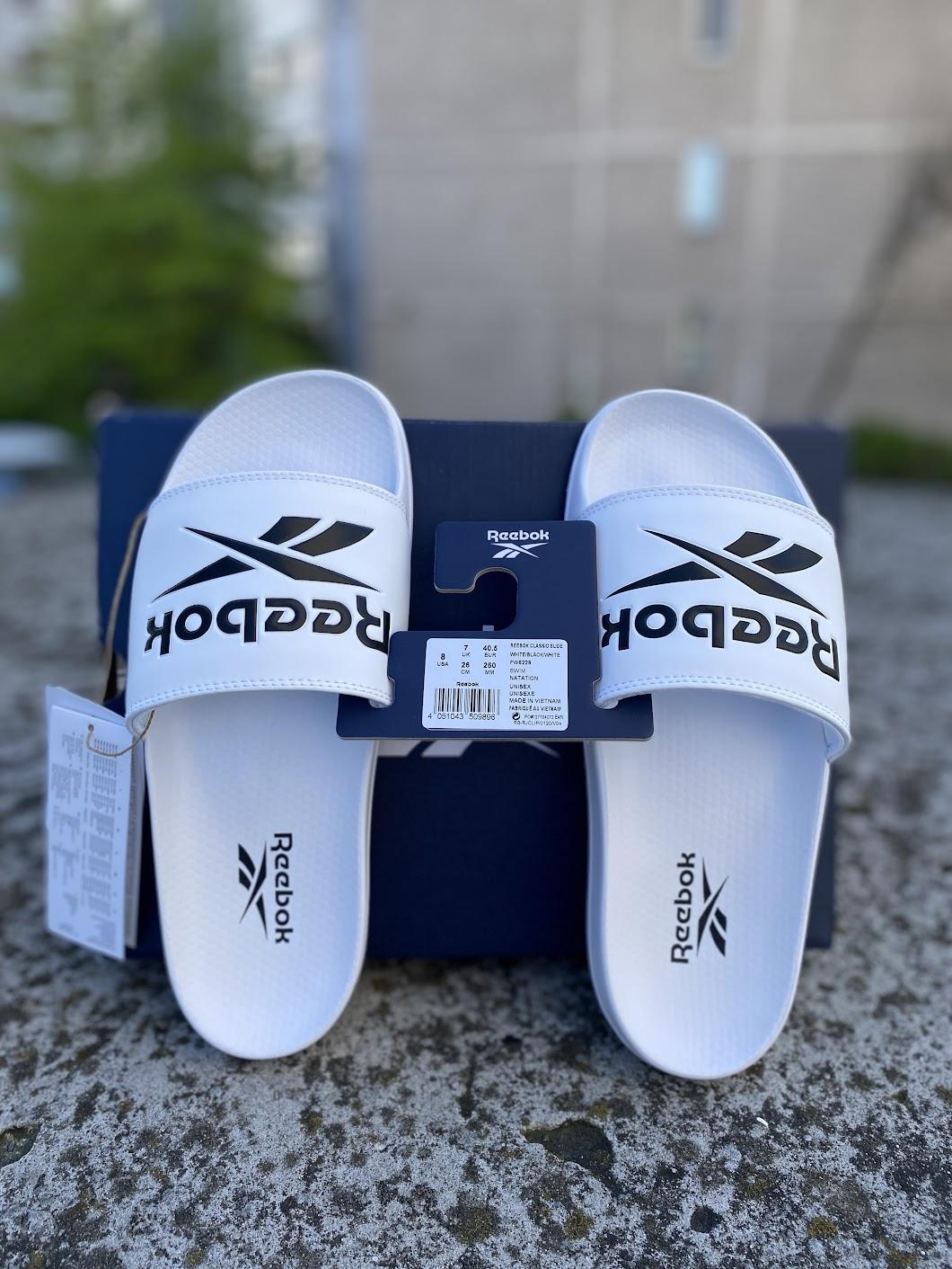 Reebok Classic Slide White Black FW6229