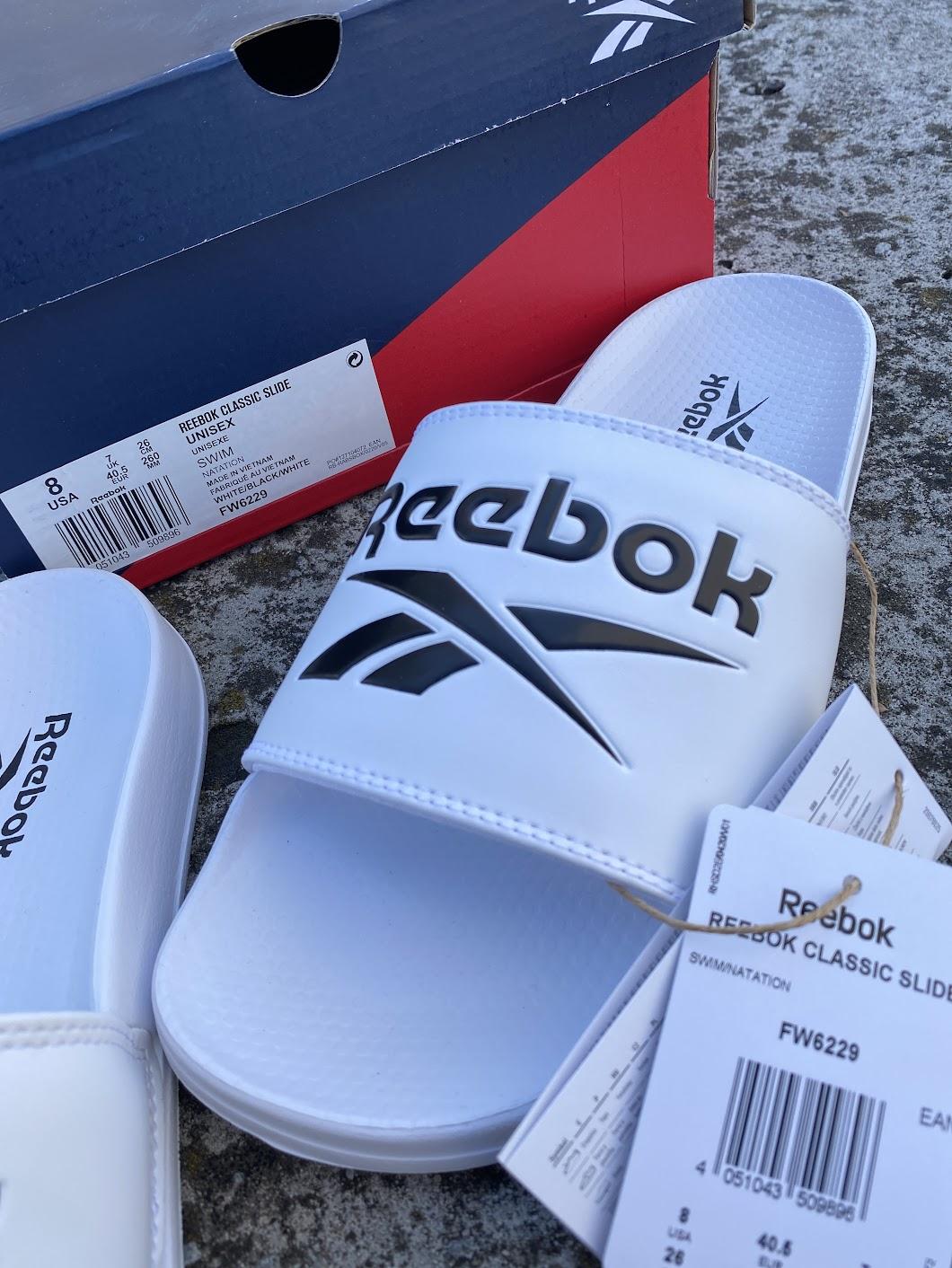Reebok Classic Slide White Black FW6229