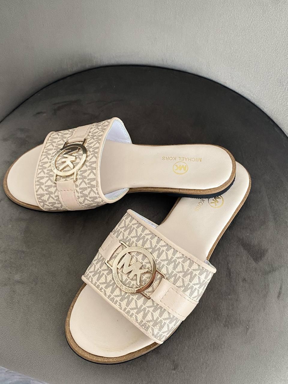 Michael Kors Slides Beige