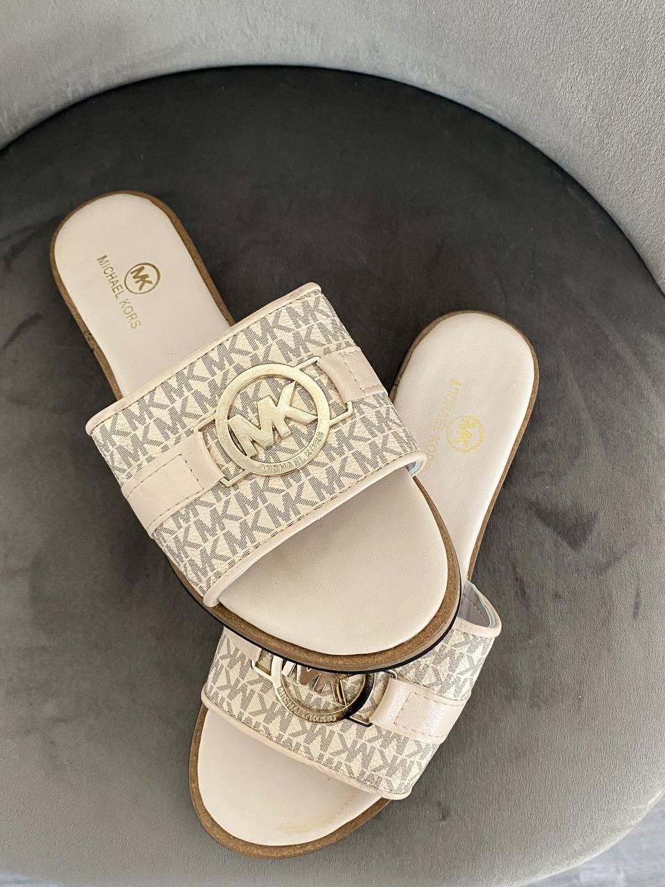 Michael Kors Slides Beige