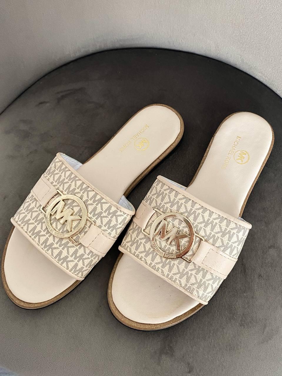Michael Kors Slides Beige