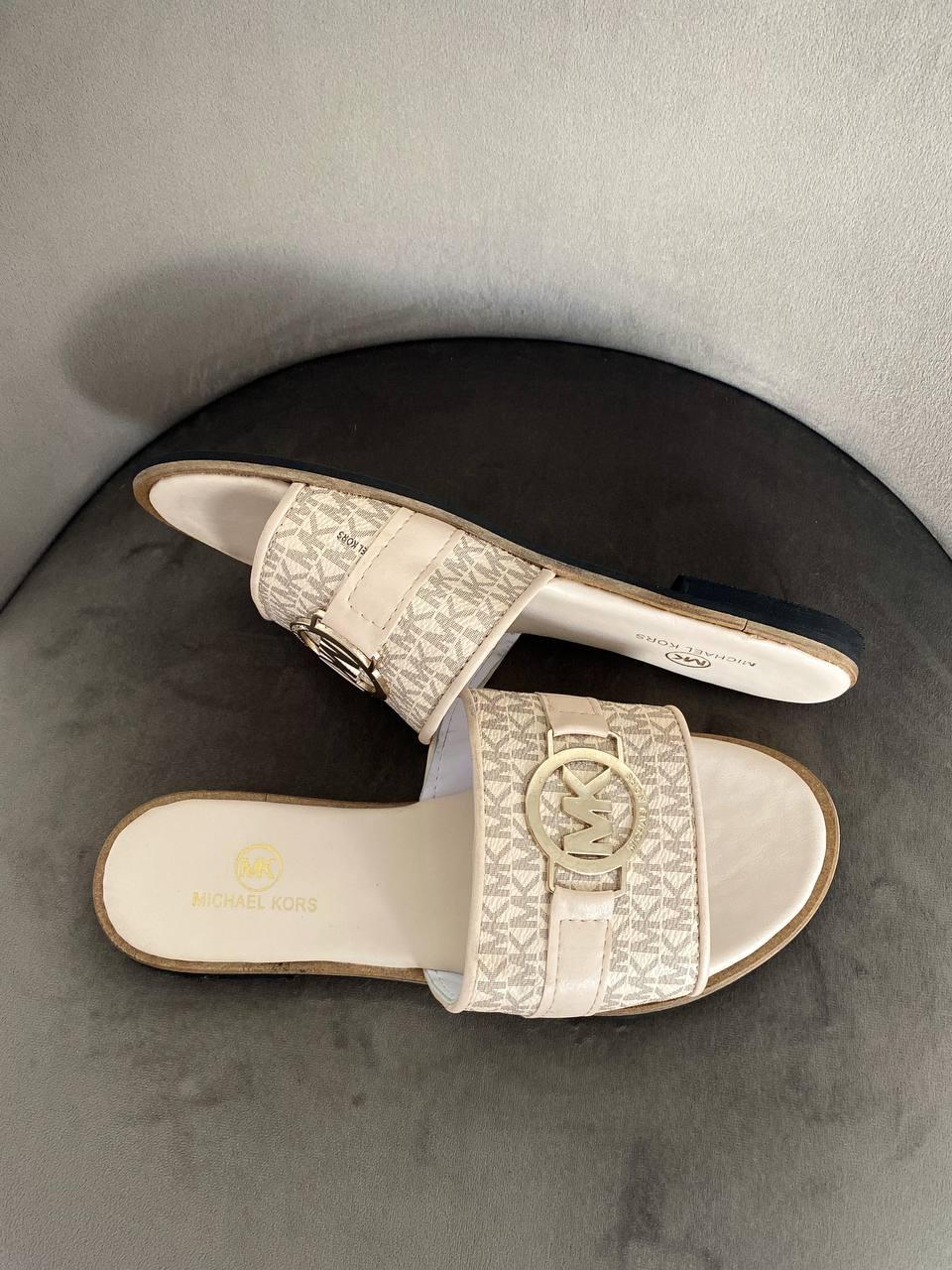 Michael Kors Slides Beige