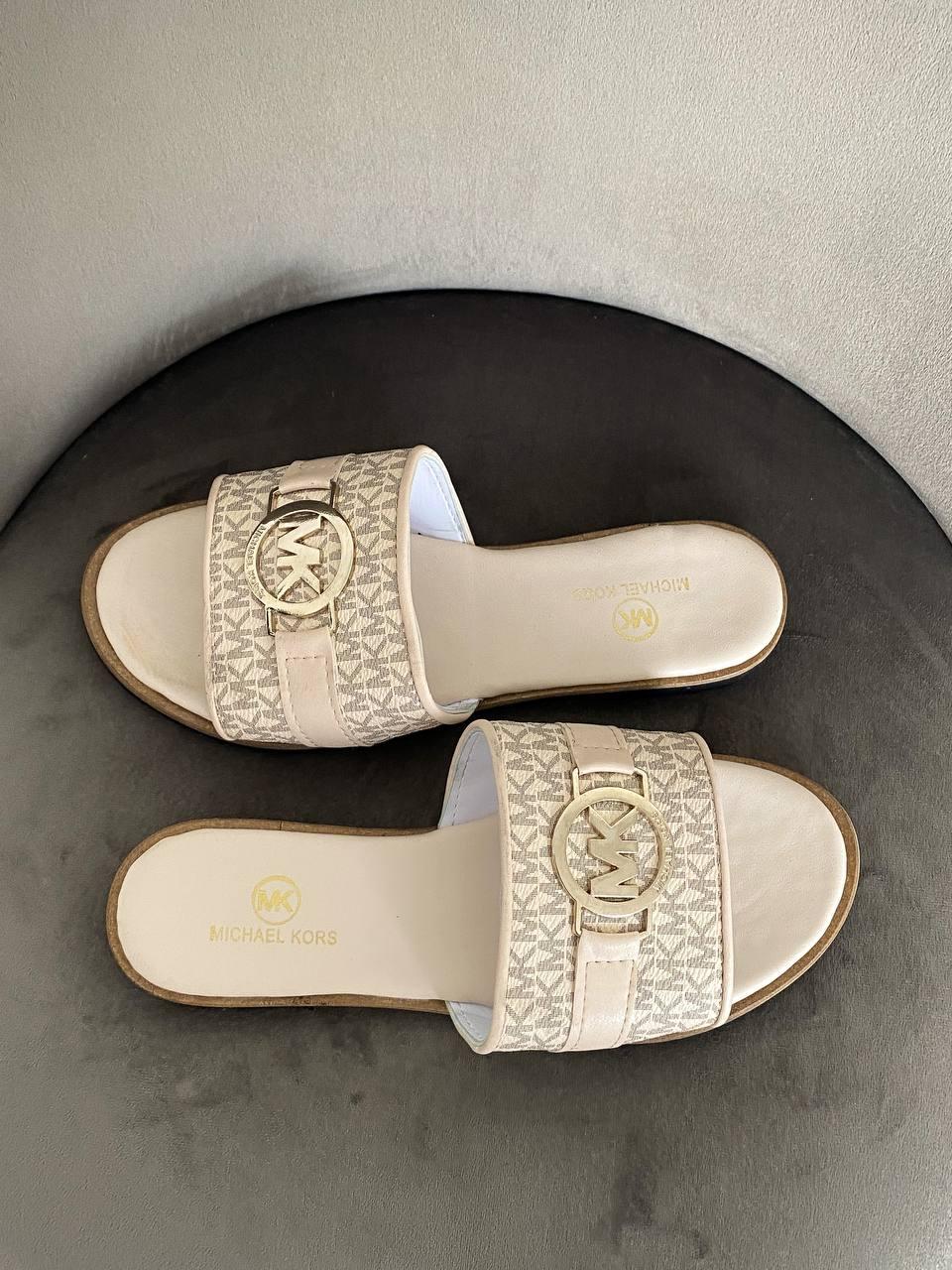 Michael Kors Slides Beige