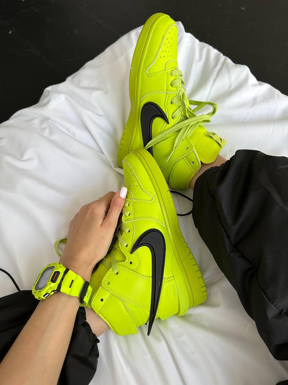 Nike SB Dunk High x Ambush ACID Green