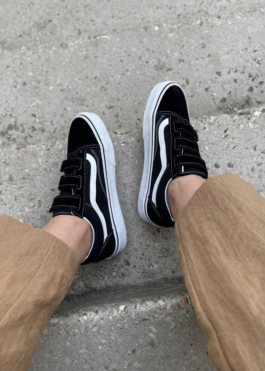 Vans Old Skool V Black White