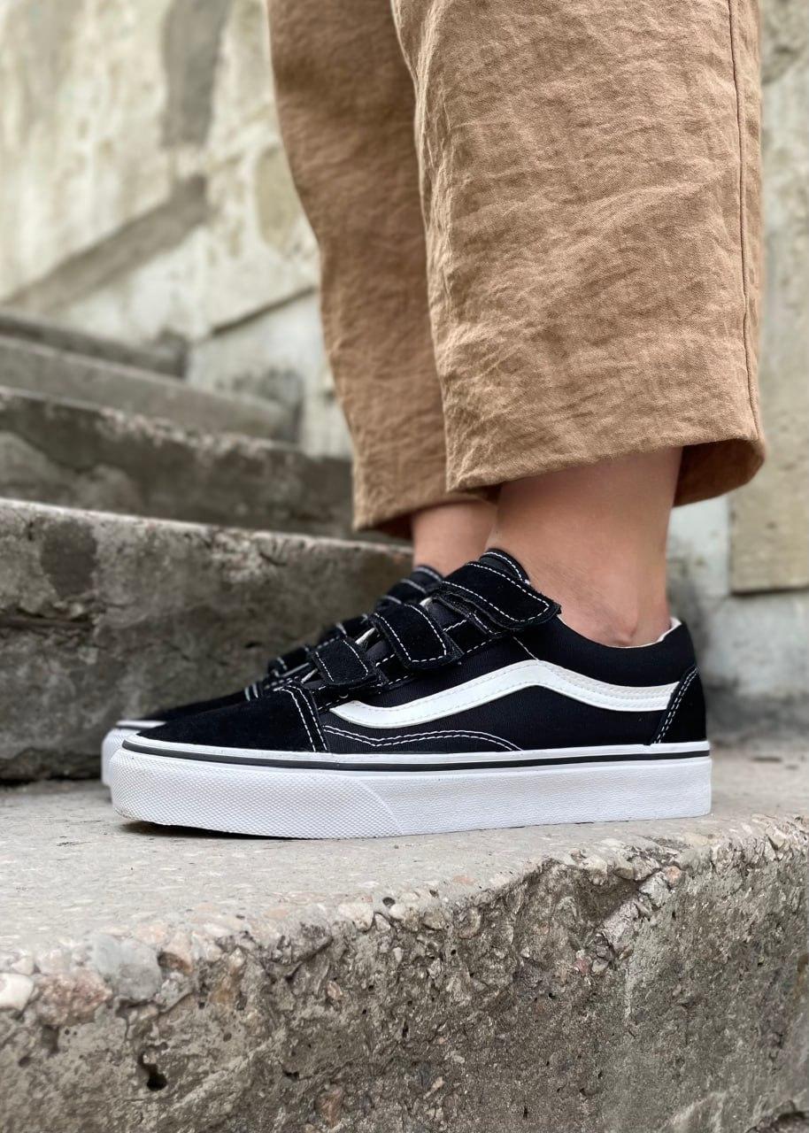 Vans Old Skool V Black White