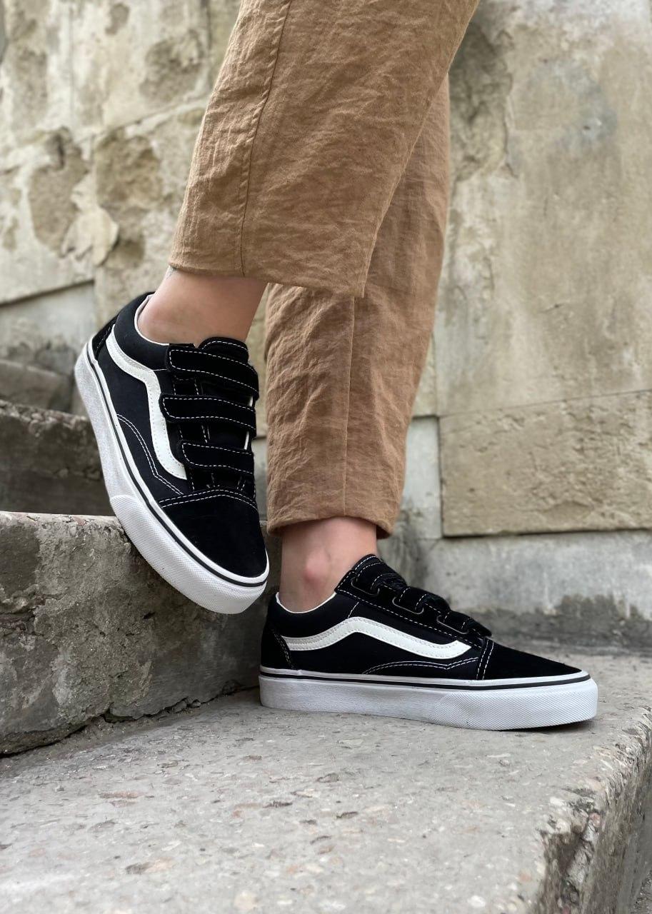 Vans Old Skool V Black White