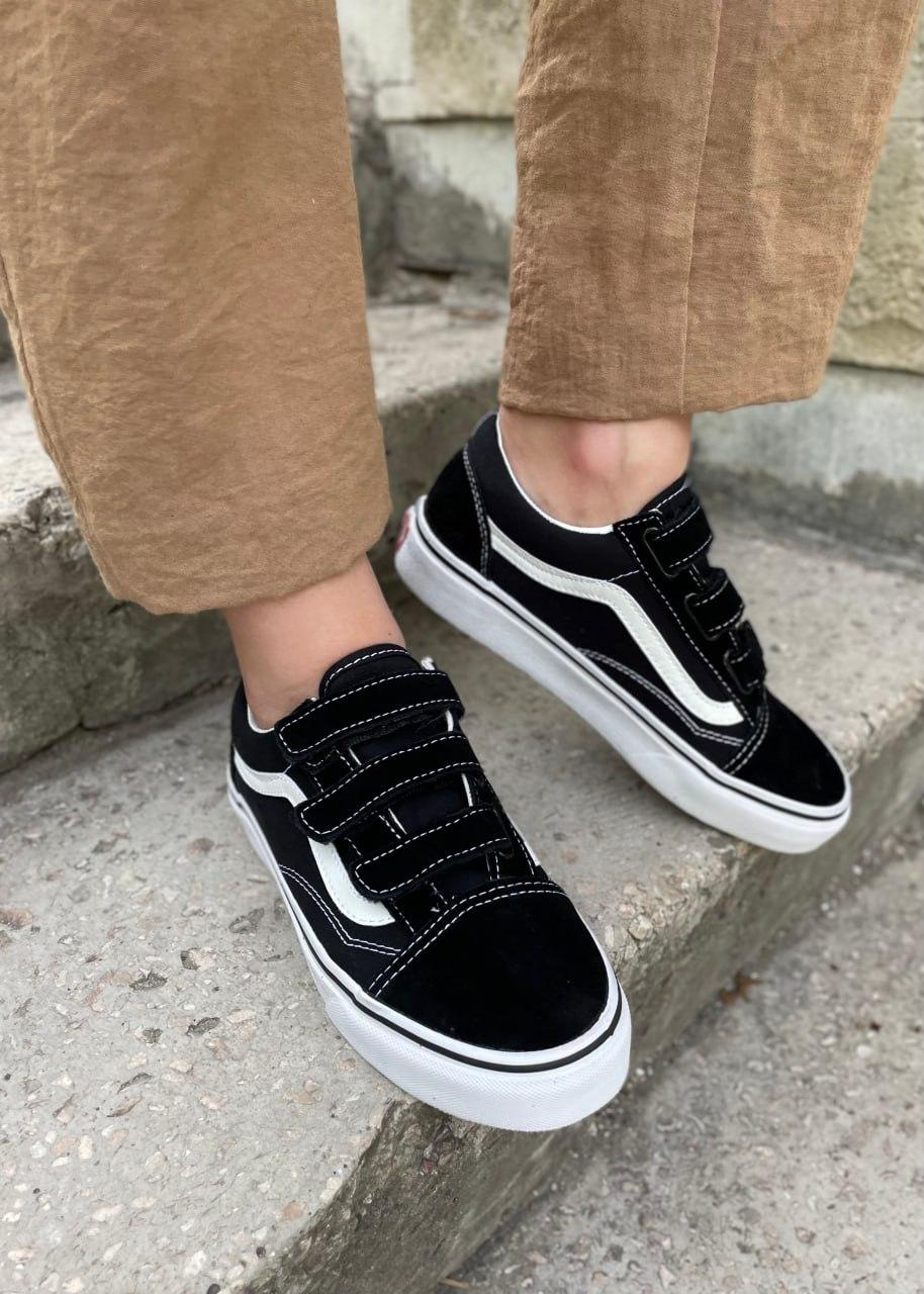 Vans Old Skool V Black White