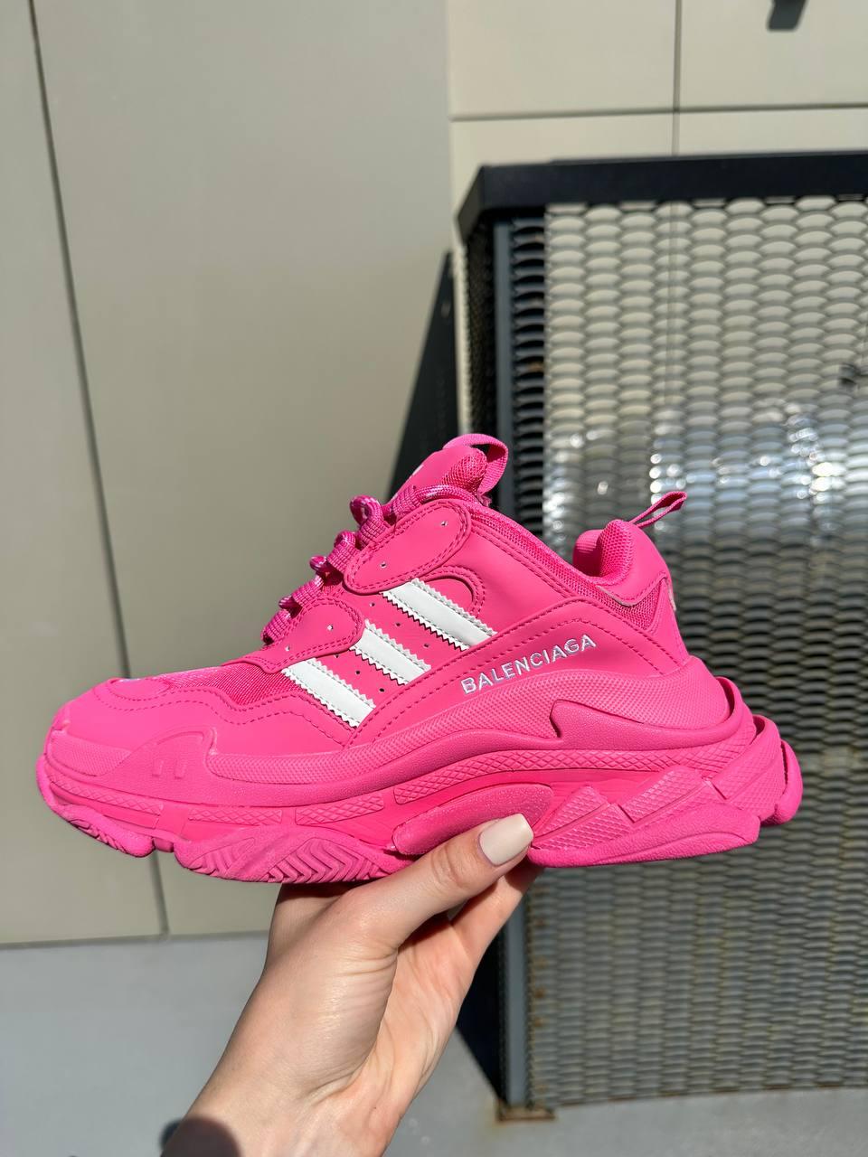 Adidas x Balenciaga Triple S Pink