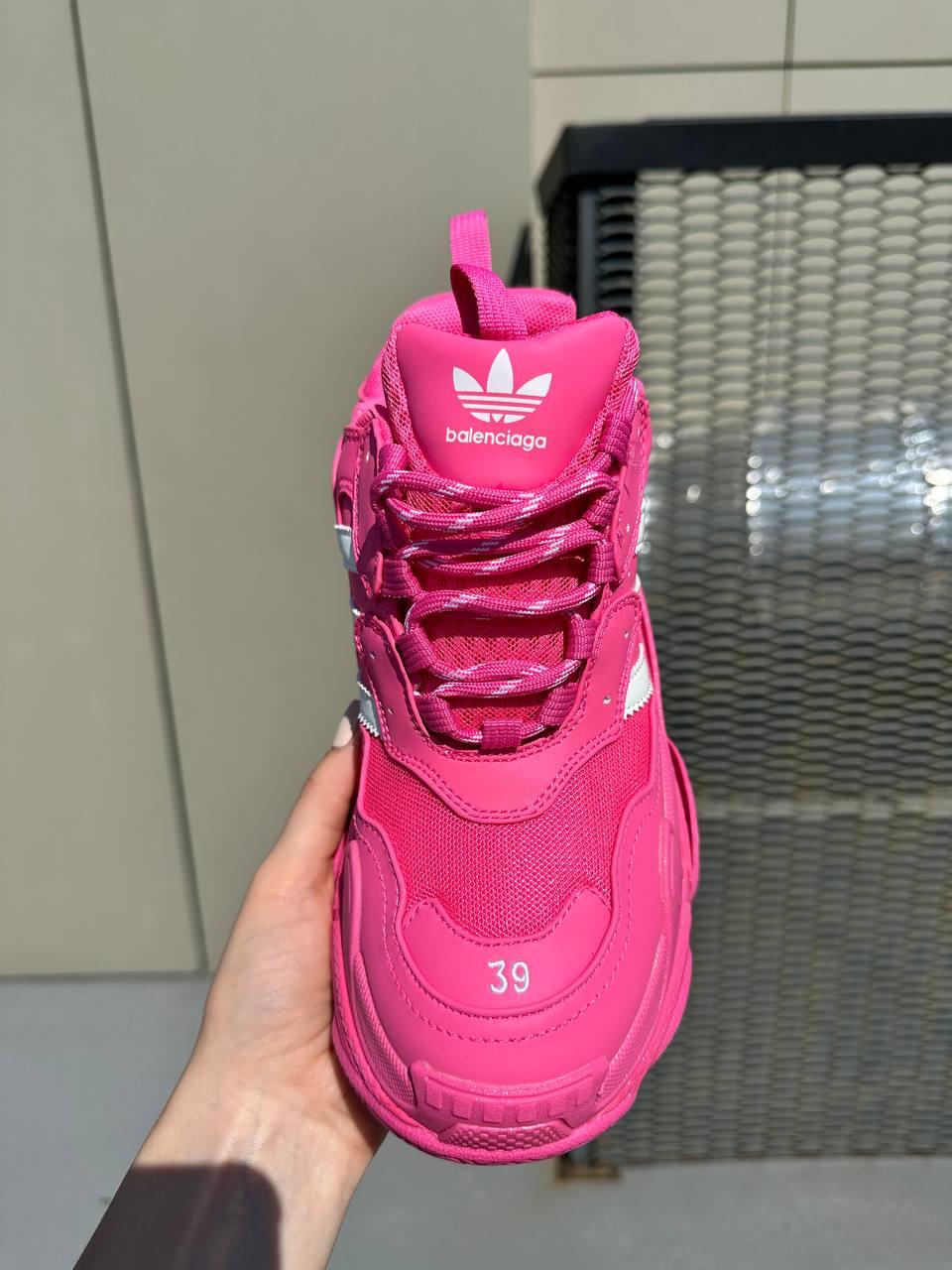 Adidas x Balenciaga Triple S Pink