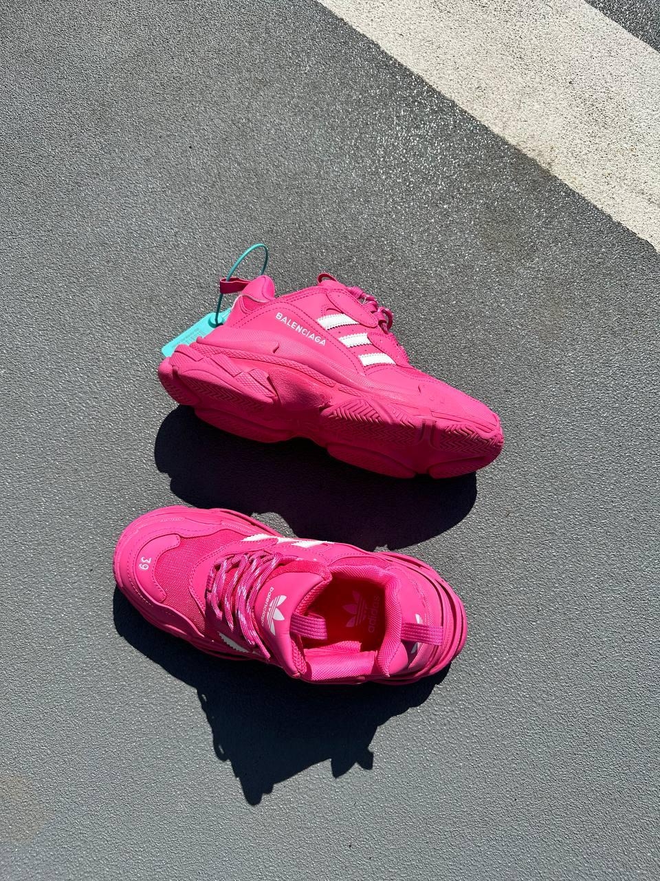 Adidas x Balenciaga Triple S Pink