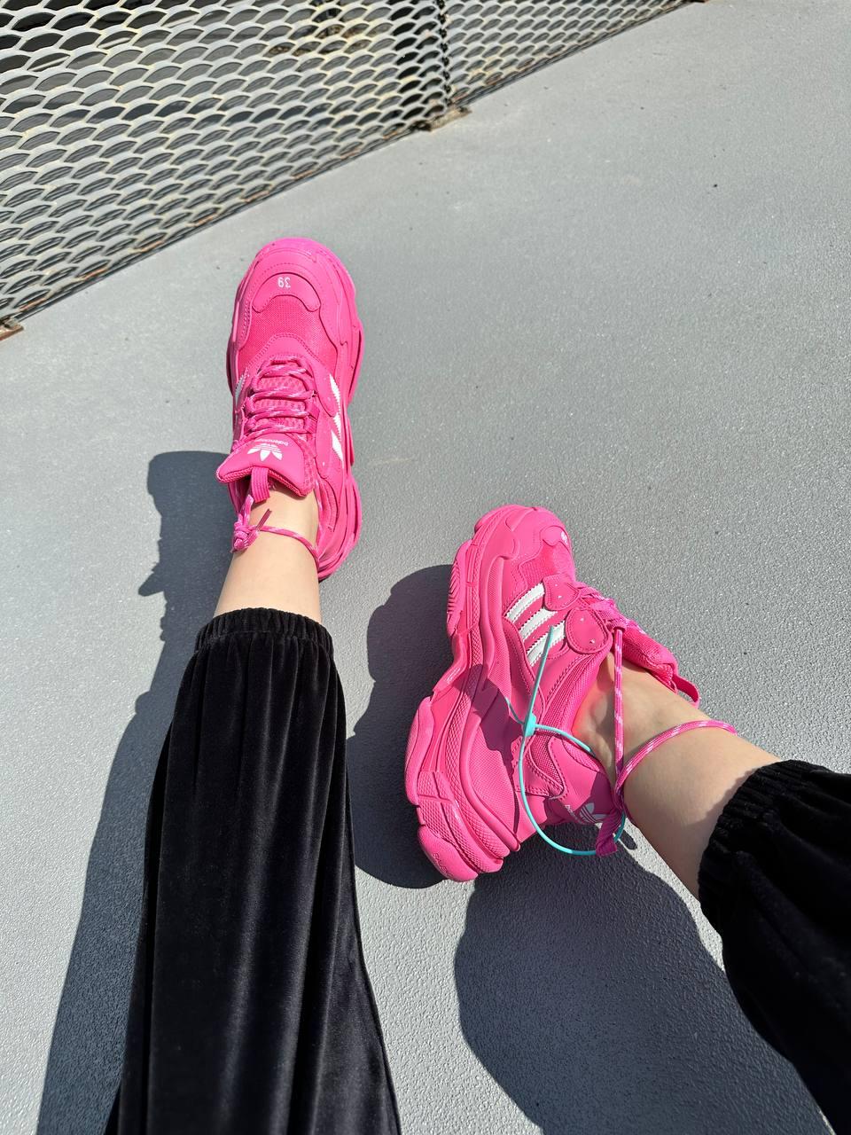 Adidas x Balenciaga Triple S Pink