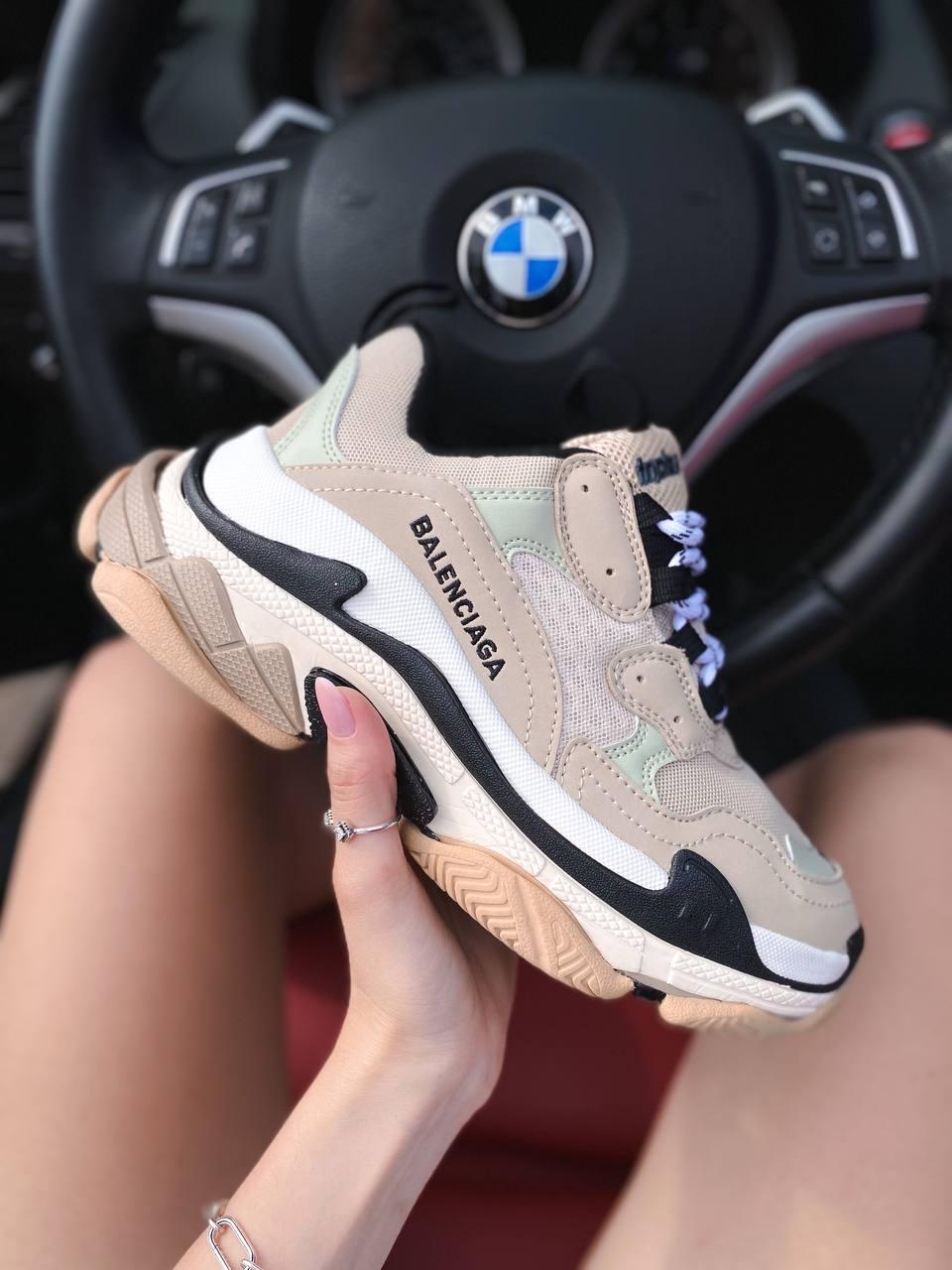 Balenciaga Triple S V1 Beige Black White v2