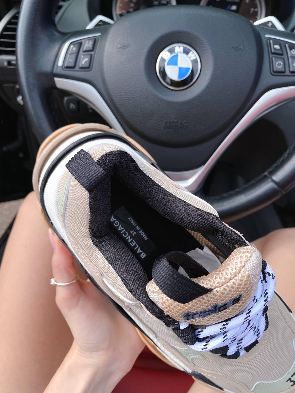 Balenciaga Triple S V1 Beige Black White v2